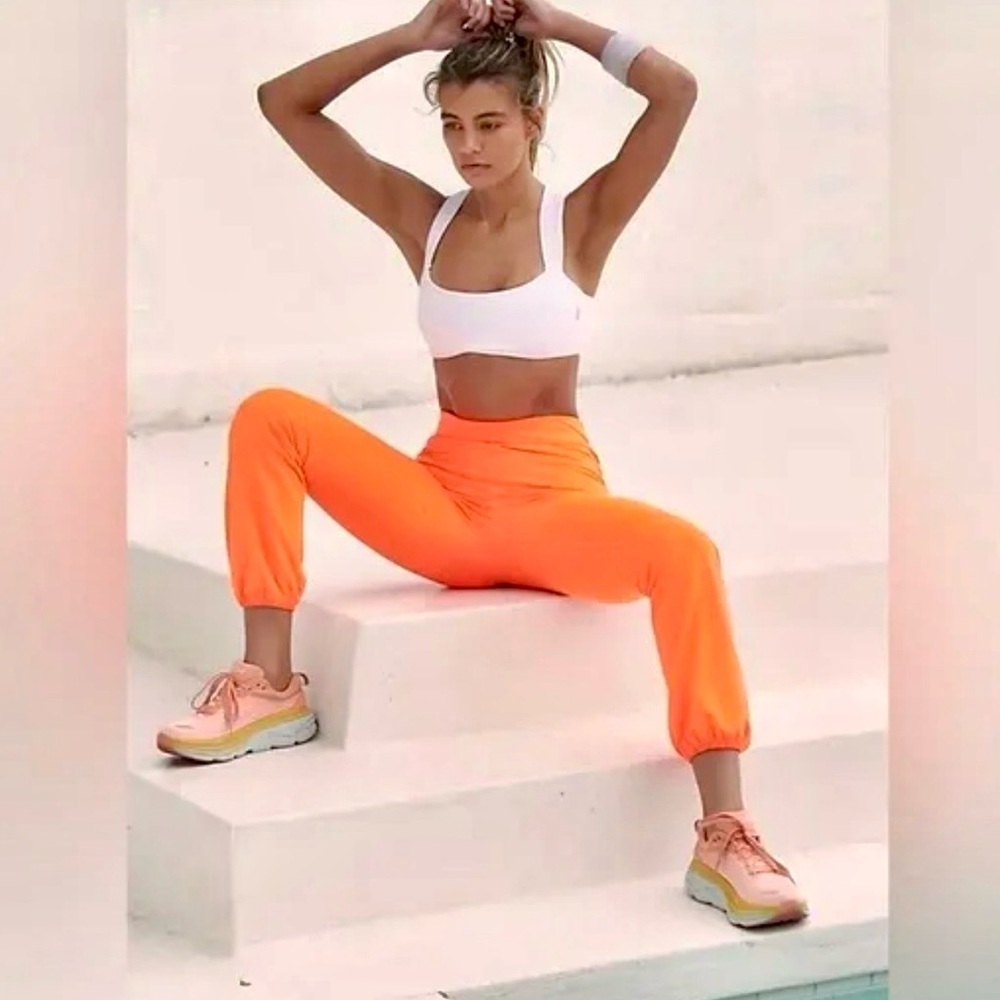Free People Movement Lets Bounce Joggers in Hot Watermelon